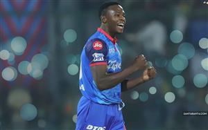 South African cricketer Rabada - a fast bowler